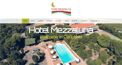 Desktop Screenshot of hotelmezzaluna.it